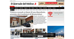 Desktop Screenshot of ilgiornaledelmolise.it