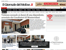 Tablet Screenshot of ilgiornaledelmolise.it